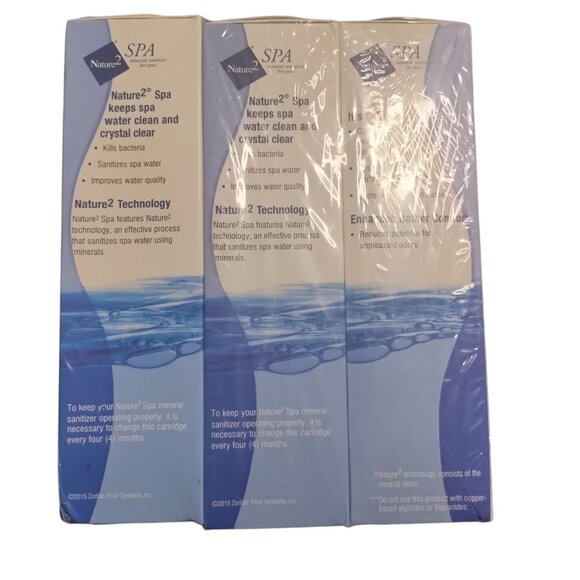 NWT Nature2 Spa Mineral Sanitizer for Hot Tubs/Spas lot of 3 pACK - Picture 5 of 6